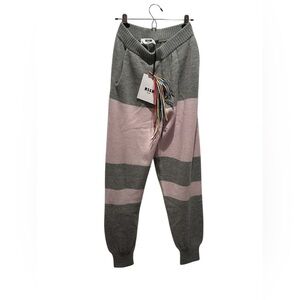 MSGM Sweater Knit Striped Joggers BNWT